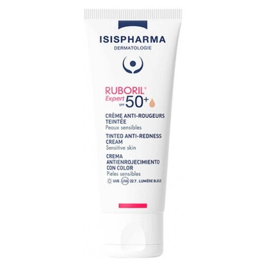 Isispharma Ruboril Expert: crema con color contra las rojeces, SPF 50+, 40 ml