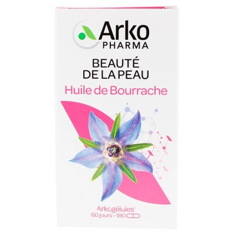 Arkopharma Arkogélules Huile de Bourrache 180 Capsules