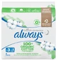 Always Cotton Protection 8 Sanitary Pads, Size 3, Night