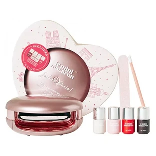 De Mini Macaron-set met semi-permanente nagellak: Le Maxi J'adore Paris
