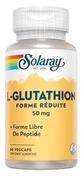 Solaray L-Glutatión 50 mg, 60 cápsulas vegetarianas