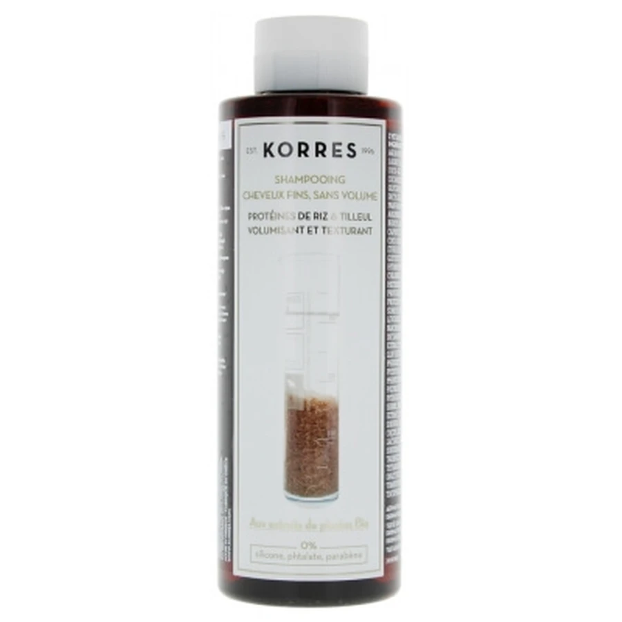 Korres-shampoo voor fijn, slap haar 250 ml