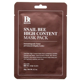 Benton Snail Bee High Content Mask Pack 20 g