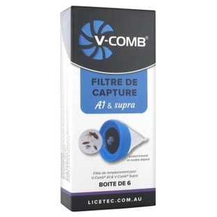 Licetec V-Comb A1-Auffangfilter und Supra 6-Filter