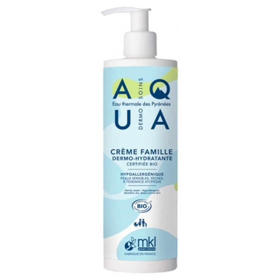 MKL Green Nature Aqua Cremă de familie dermo-hidratantă bio 400 ml