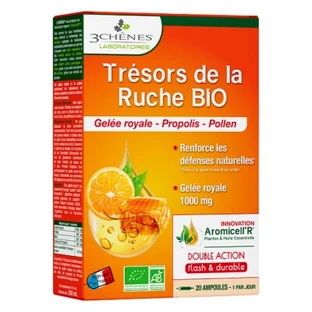 Cele 3 stejaruri – Comorile stupului bio – 20 de fiole