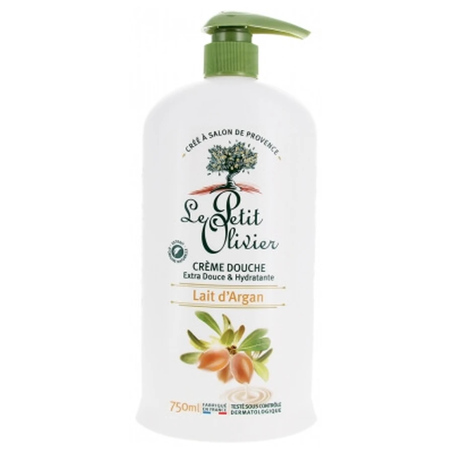 Le Petit Olivier Extra sanfte & feuchtigkeitsspendende Arganmilch-Duschcreme, 750 ml