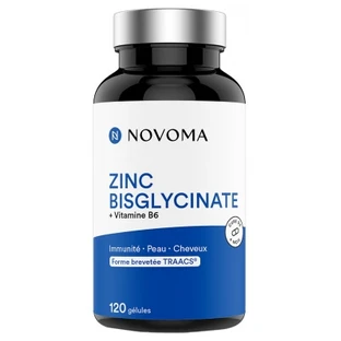 Novoma Zinkbisglycinat + Vitamin B6, 120 Kapseln