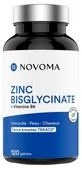 Novoma Zinc Bisglycinate + Vitamin B6, 120 Capsules