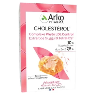Arkopharma Arkogélules Phyto LDL Control Complex mit Guggul-Extrakt und TetraHCs, 60 Kapseln