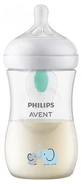 Avent Natural Response-Flasche mit Muster und AirFree-Ventil, 260 ml, ab dem 1. Lebensmonat