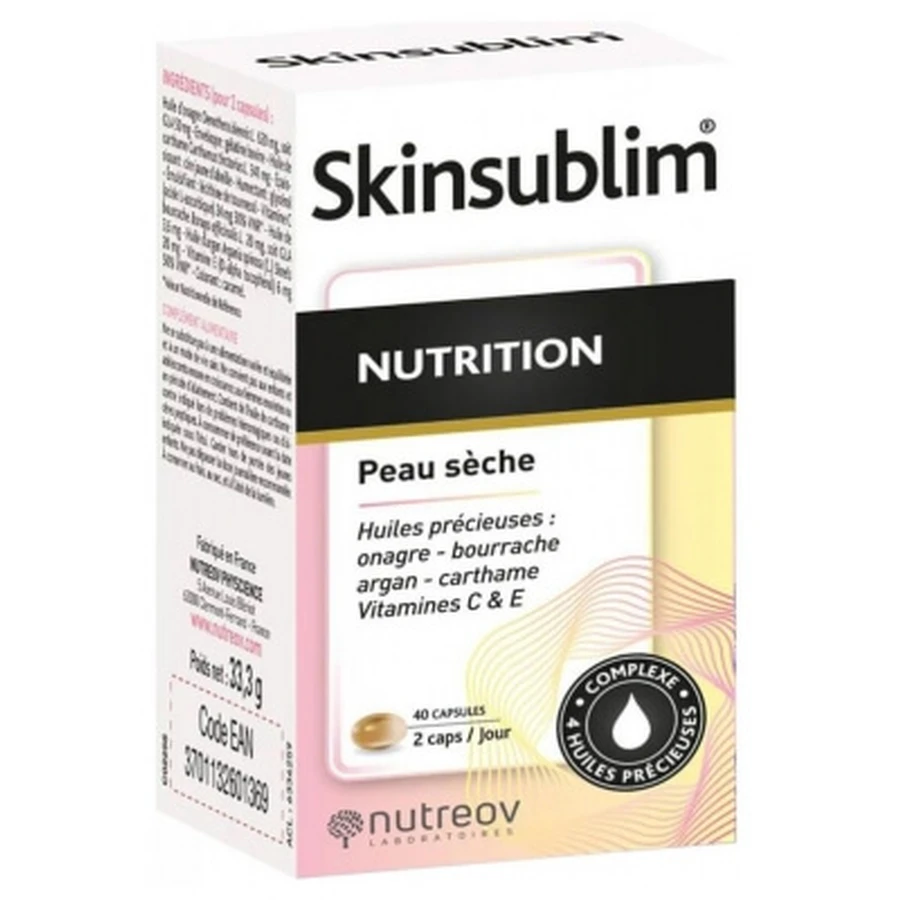 Nutreov Skinsublim Nutrition 40 Kapseln