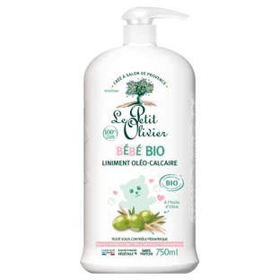 Le Petit Olivier Baby-Liniment mit Olivenöl und Limette mit Bio-Olivenöl, 750 ml