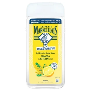 Le Petit Marseillais Extra sanftes Duschgel mit Bio-Mimose und Zitrone, 300 ml