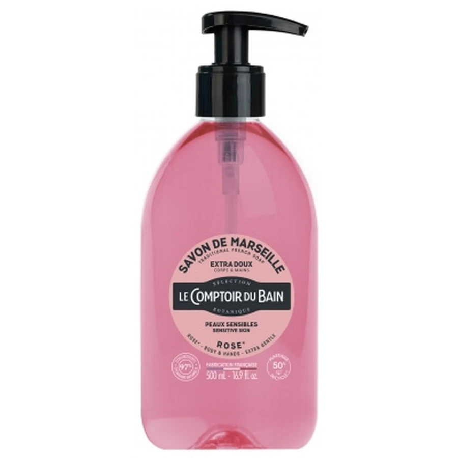 Le Comptoir du Bain Marseille Rose Soap, 500 ml