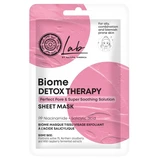 Natura Siberica Lab Biome Detox Therapy gladmakend en poriënverkleinend sheetmasker, 25 g