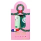 Bálsamos labiales perfumados Inuwet Duo con lentejuelas, manzana y cereza, 2 x 3,5 g