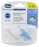 Chicco Physio Forma Mini Soft 2 Silicone Pacifiers, 0–2 Months