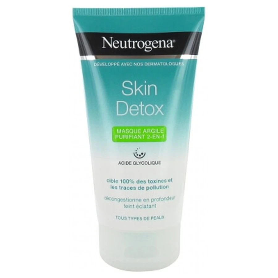 Neutrogena Skin Detox 2-in-1-Reinigungsmaske mit Tonerde, 150 ml