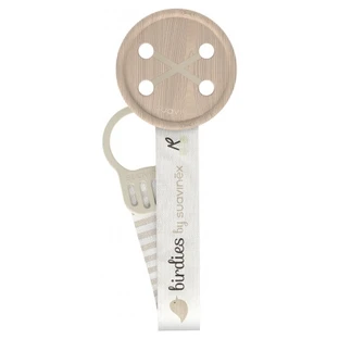 Suavinex Birdies Ribbon Pacifier Clip, 0 Months and Up