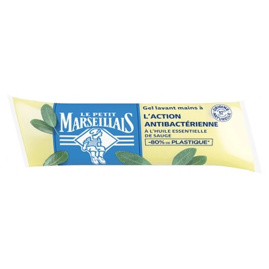 Le Petit Marseillais Gel Lavant Mains L'Action Antibactérienne Éco-Recharge 250 ml