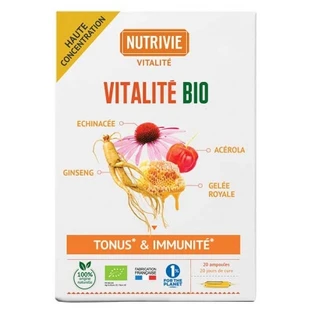Nutrivie Organic Vitality Complex, 20 ampullen