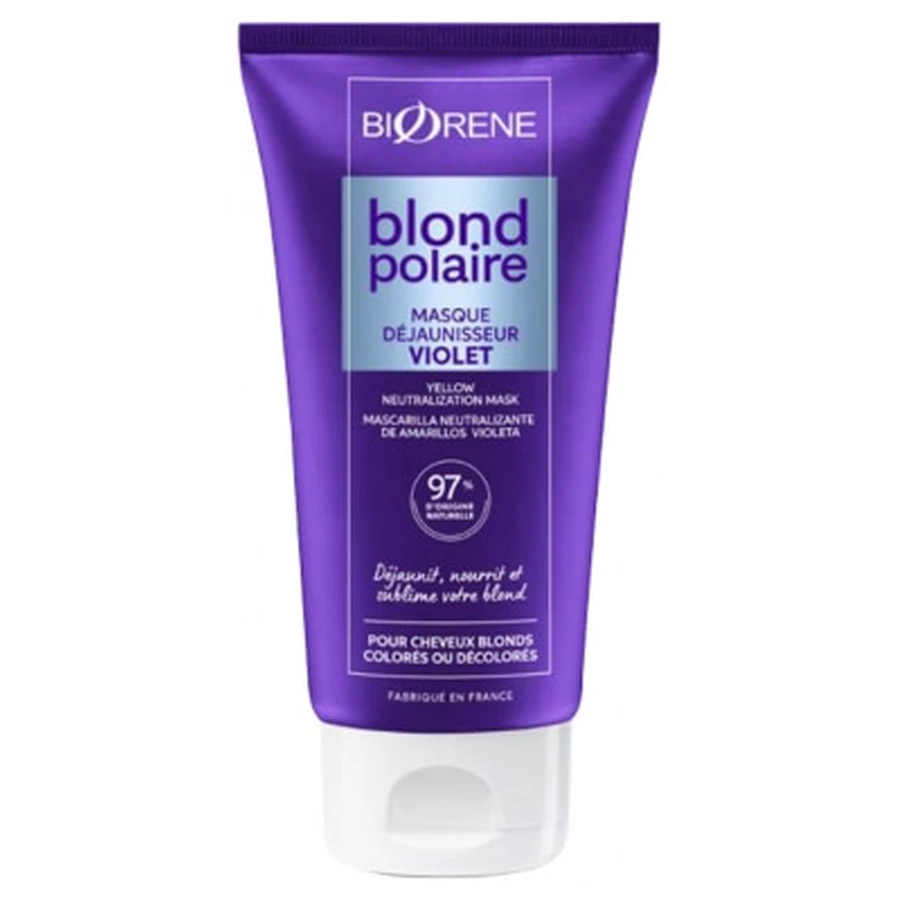 Biorène Blond Polaire Violet Anti-Gelbstich-Maske 150 ml