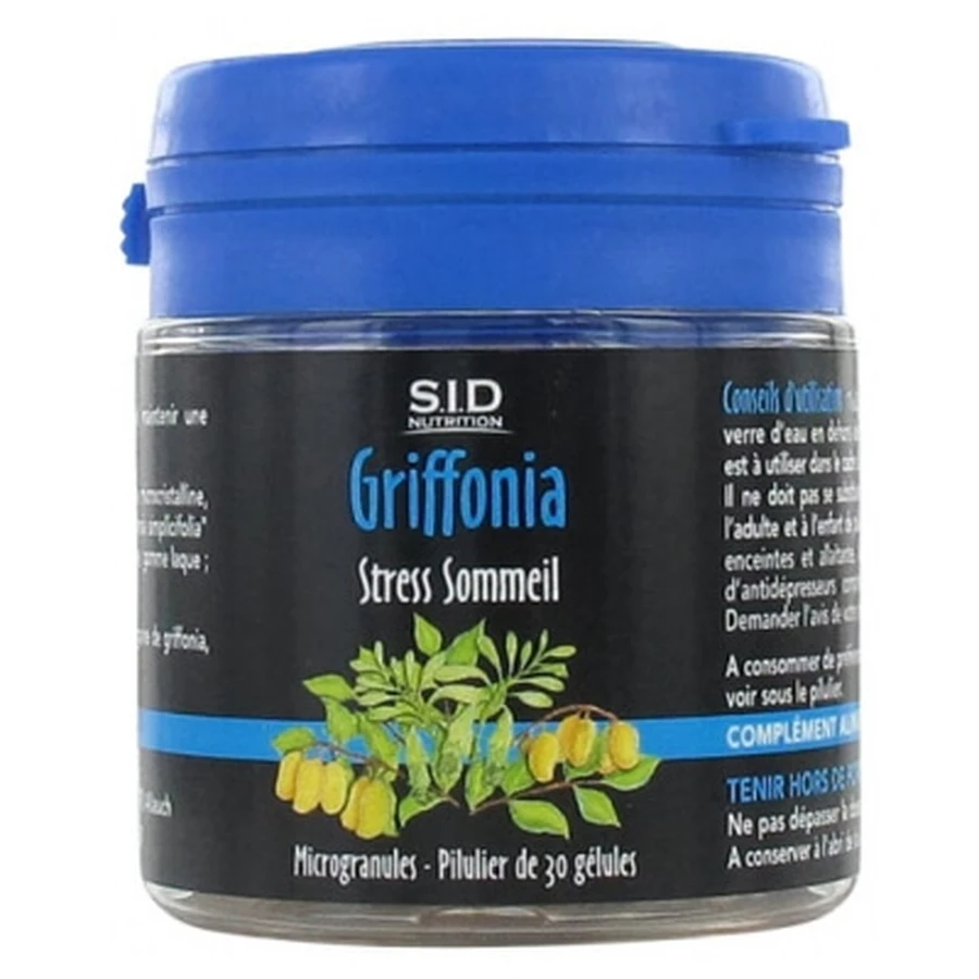 S.I.D Nutrition Stress & Sleep Griffonia 30 Capsules