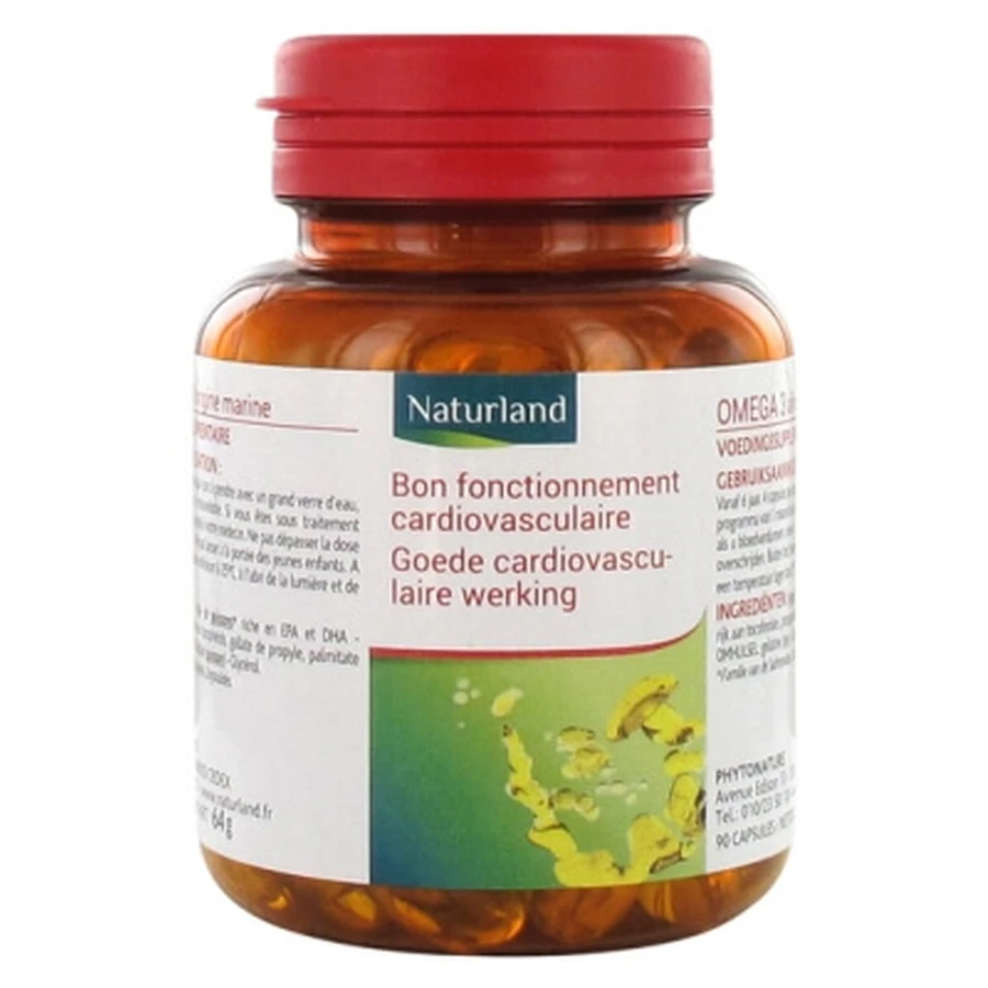 Naturland OMEGA-3 aus marinen Quellen, 90 Kapseln
