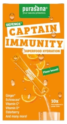 Purasana Superfood Hydration Captain Immunity 10 Sticks
