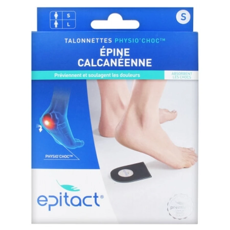 Almohadillas para el talón Epitact con Physio'Choc para espolones calcáneos