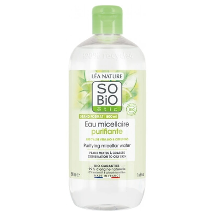 Léa Nature SO BIO étic Biologisch zuiverend micellair water 500 ml