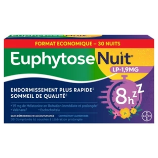 Bayer Health Euphytose Night LP 1,9 mg, 30 comprimidos