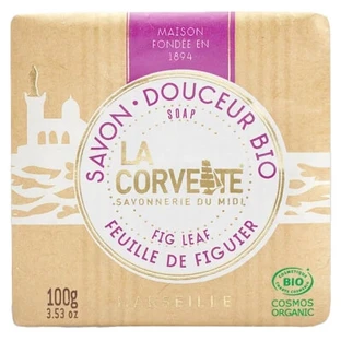 Jabón suave de flor de higuera ecológico de La Corvette, 100 g