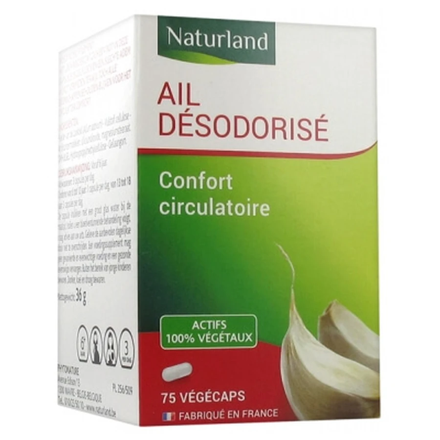 Naturland Knoflook 75 vegetarische capsules