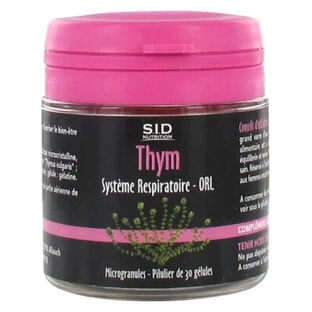 S.I.D Nutrition Respiratory System - ENT Thym 30 Capsules