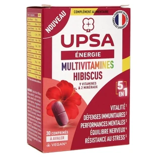 UPSA Energy Hibiscus 5-in-1-Multivitamine, 30 Tabletten