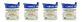 Urgo Unbleached Cotton Pads, 10 x 8 cm, Pack of 4 x 180 Pads