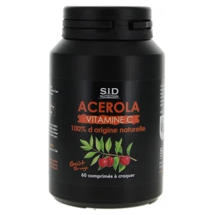 S.I.D Nutrition Acerola Vitamina C 60 comprimidos