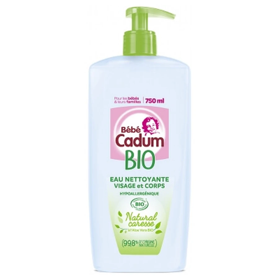 Cadum Baby Cadum Natural Caresse Bio-Reinigungswasser 750 ml