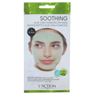 L'Action Paris Aloë Vera hydraterend gezichtsmasker, 1 masker