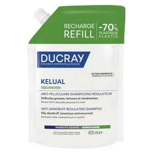 Ducray Kelual Squanorm Anti-roos Regulerende Shampoo, navulling van 400 ml