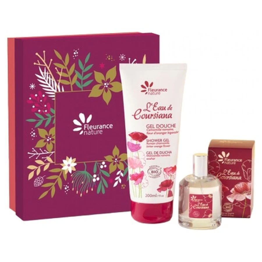 Fleurance Nature L'Eau de Coursiana Organic Eau de Toilette 50 ml + Organic Scented Shower Gel 200 ml