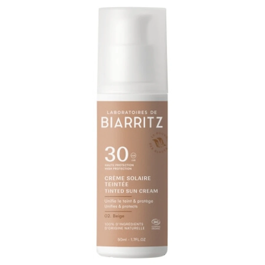 Laboratoires de Biarritz Organic Tinted Face Sunscreen SPF 30, 50 ml