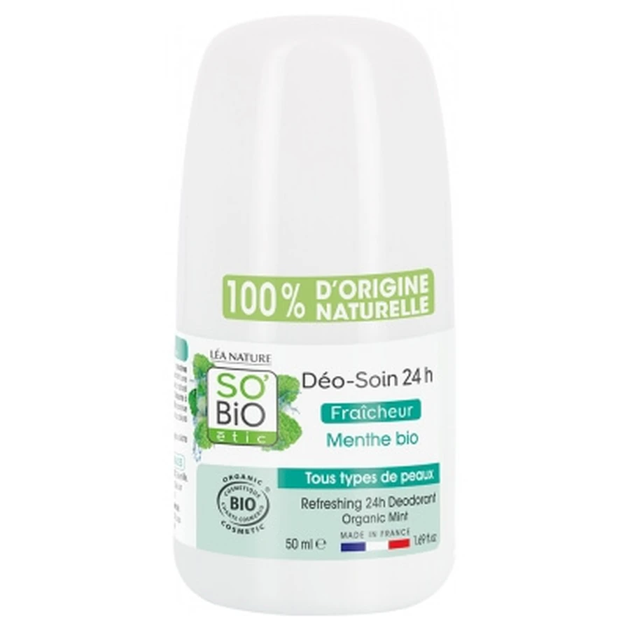 Léa Nature SO BIO étic Déo-Soin 24H Menthe Roll-On Bio 50 ml