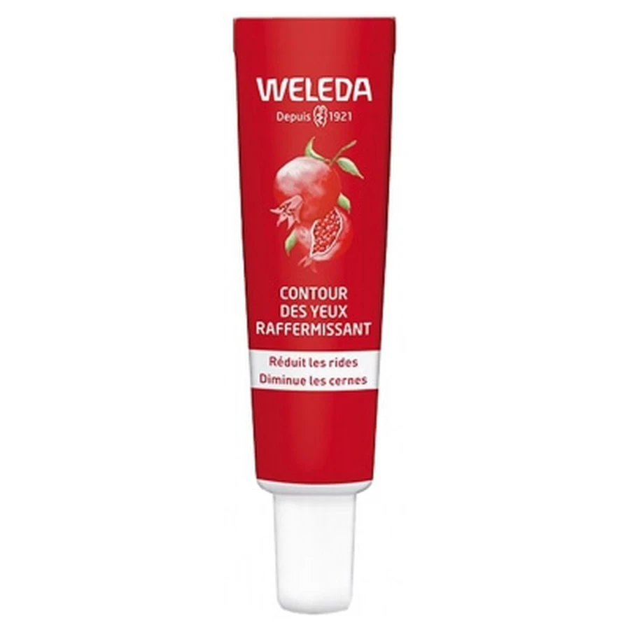 Crema reafirmante para el contorno de los ojos con granada y maca de Weleda, 12 ml