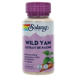 Solaray Wild Yam - 60 cápsulas vegetarianas