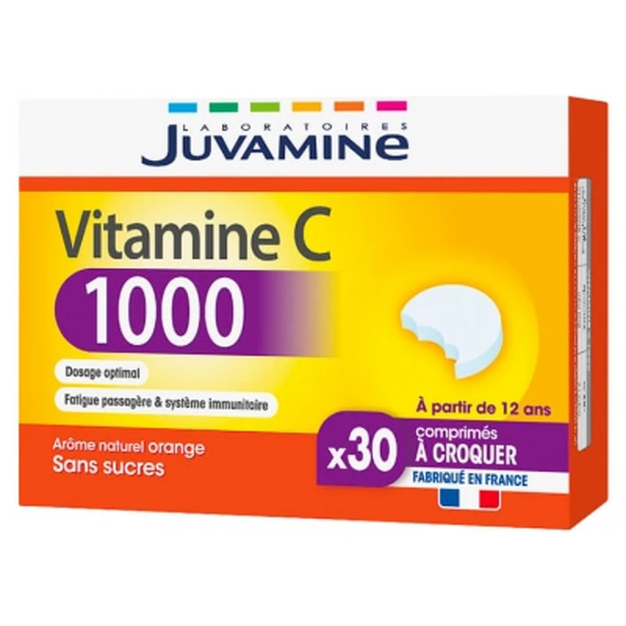 Juvamine Vitamine C 1000, 30 kauwtabletten