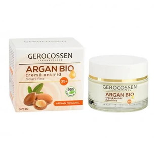 Crema para combatir las arrugas finas con SPF 10 35+ Argán Bio, 50 ml, Gerocossen