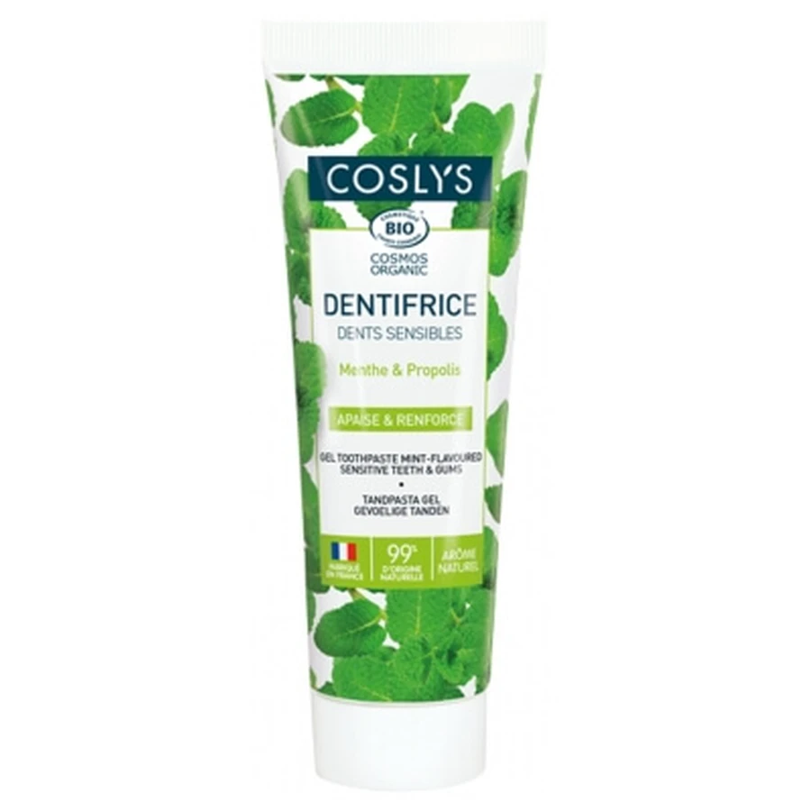 Coslys Organic Toothpaste for Sensitive Teeth, 75 ml